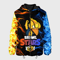 Куртка с капюшоном мужская BRAWL STARS PHOENIX CROW, цвет: 3D-черный