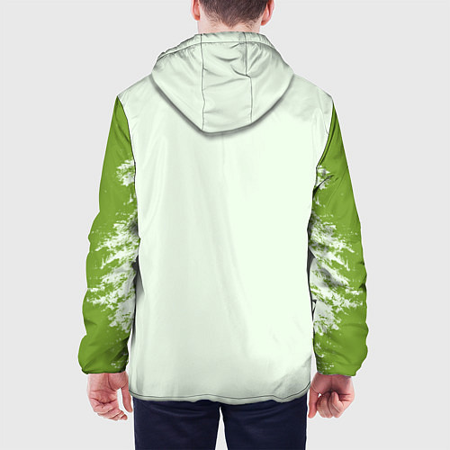 Мужская куртка Авокадо / 3D-Белый – фото 4