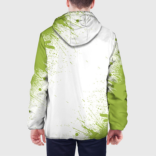 Мужская куртка Авокадо / 3D-Белый – фото 4