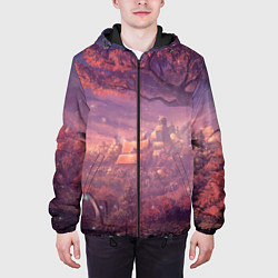 Куртка с капюшоном мужская Fantasy Forest, цвет: 3D-черный — фото 2