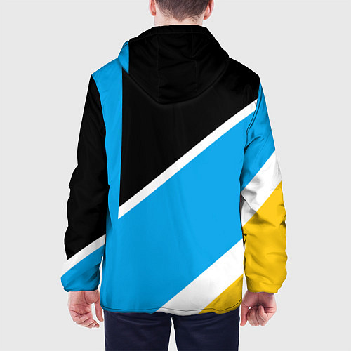 Мужская куртка Athletic team blue / 3D-Черный – фото 4