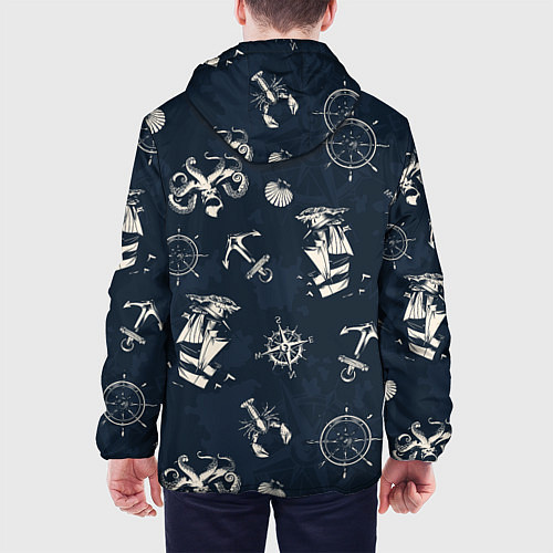 Мужская куртка Nautical art / 3D-Черный – фото 4
