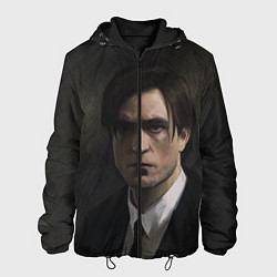 Куртка с капюшоном мужская Роберт Паттинсон, цвет: 3D-черный