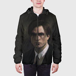 Куртка с капюшоном мужская Роберт Паттинсон, цвет: 3D-черный — фото 2