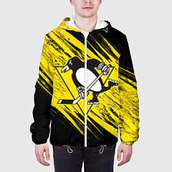 Куртка с капюшоном мужская Pittsburgh Penguins Sport, цвет: 3D-белый — фото 2