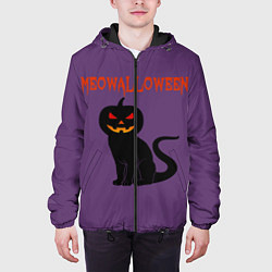 Куртка с капюшоном мужская MEOWALLOWEN, цвет: 3D-черный — фото 2