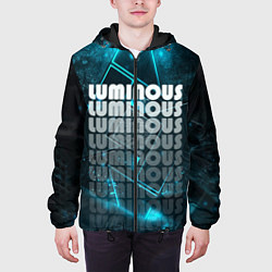 Куртка с капюшоном мужская LUMINOUS, цвет: 3D-черный — фото 2