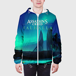 Куртка с капюшоном мужская ASSASSINS CREED VALHALLA, цвет: 3D-белый — фото 2