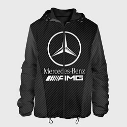 Куртка с капюшоном мужская MERCEDES-BENZ, цвет: 3D-черный
