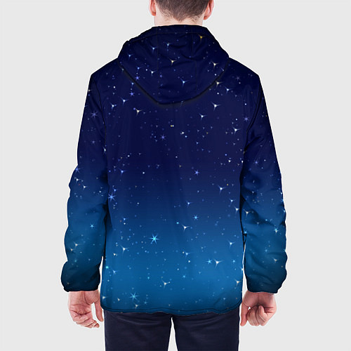 Мужская куртка Звездное небо / 3D-Белый – фото 4