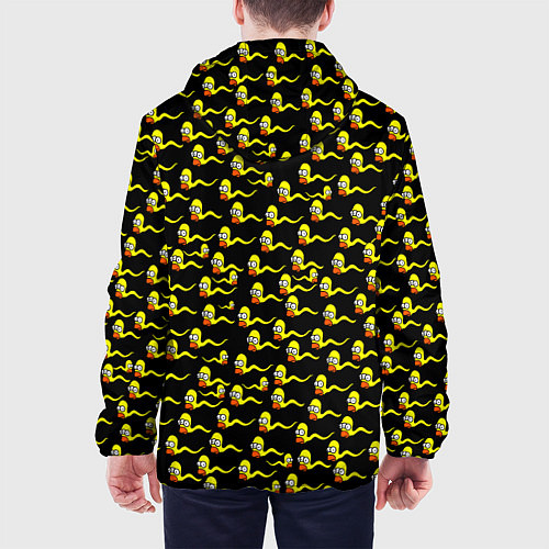 Мужская куртка Гомер / 3D-Белый – фото 4