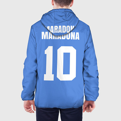 Мужская куртка Диего Марадона Наполи / 3D-Белый – фото 4