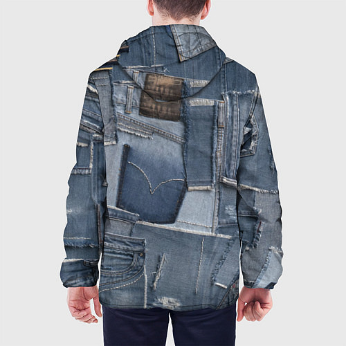 Мужская куртка Jeans life / 3D-Белый – фото 4