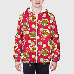 Куртка с капюшоном мужская Lollipop, цвет: 3D-белый — фото 2