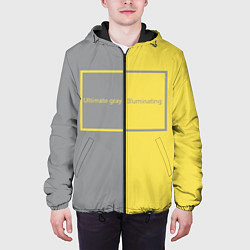 Куртка с капюшоном мужская Ultimate Grey X Illuminating, цвет: 3D-черный — фото 2