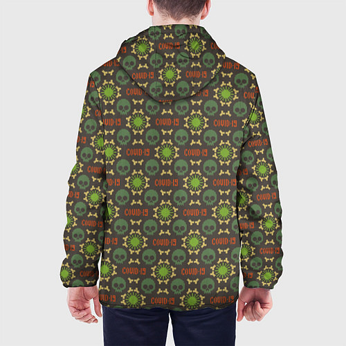 Мужская куртка Covid-19 / 3D-Черный – фото 4