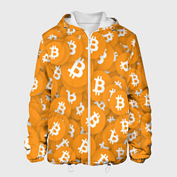 Куртка с капюшоном мужская Я БИТКОИН I AM BITCOIN, цвет: 3D-белый