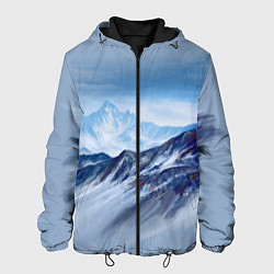 Мужская куртка Серо-голубые горы
