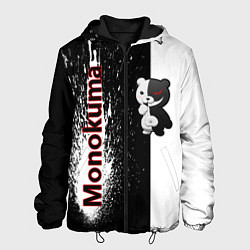 Куртка с капюшоном мужская Monokuma, цвет: 3D-черный