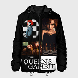 Куртка с капюшоном мужская Ход Королевы, цвет: 3D-черный