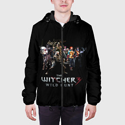 Куртка с капюшоном мужская THE WITCHER ВЕДЬМАК 3, цвет: 3D-черный — фото 2
