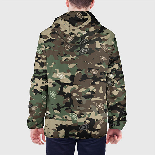 Мужская куртка Камуфляж Land Rover / 3D-Белый – фото 4