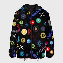 Мужская куртка BITCOIN PATTERN БИТКОИН Z