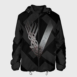 Куртка с капюшоном мужская ВИКИНГИ VIKINGS V, цвет: 3D-черный