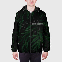 Куртка с капюшоном мужская Дизайн без дизайна Design, цвет: 3D-черный — фото 2