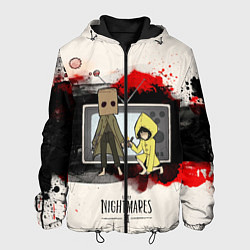 Куртка с капюшоном мужская Little Nightmares 2, цвет: 3D-черный