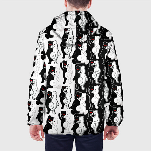 Мужская куртка MONOKUMA МОНОКУМА ПАТТЕРН / 3D-Белый – фото 4