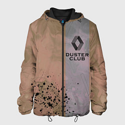 Куртка с капюшоном мужская Renault Duster Club Рено Дастер Клуб, цвет: 3D-черный