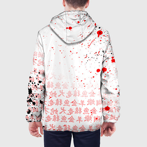Мужская куртка МАГИЧЕСКАЯ БИТВА SUKUNA / 3D-Белый – фото 4