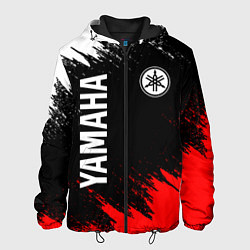Куртка с капюшоном мужская YAMAHA ЯМАХА, цвет: 3D-черный