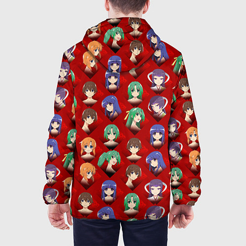 Мужская куртка Characters Higurashi no / 3D-Белый – фото 4