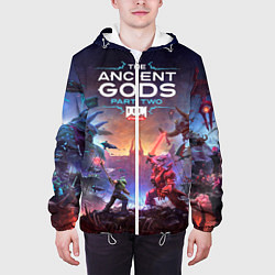 Куртка с капюшоном мужская DOOM Eternal: The Ancient Gods, цвет: 3D-белый — фото 2