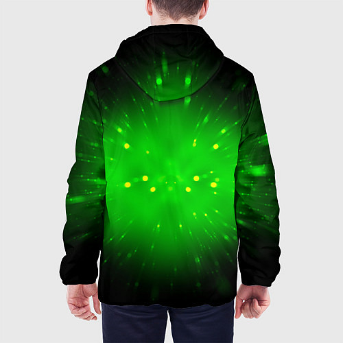 Мужская куртка Roarrr! Динозавр T-rex / 3D-Белый – фото 4