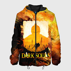 Куртка с капюшоном мужская DARKSOULS SKULL&MAGIC, цвет: 3D-черный