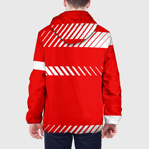 Мужская куртка PORSCHE ПОРШЕ RED STYLE / 3D-Белый – фото 4