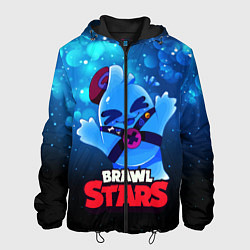 Куртка с капюшоном мужская Сквик Squeak Brawl Stars, цвет: 3D-черный
