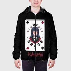 Куртка с капюшоном мужская Безумный Азарт Kakegurui, цвет: 3D-черный — фото 2