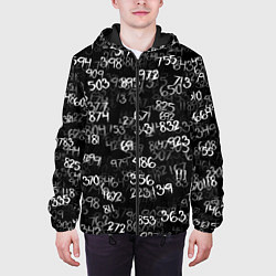 Куртка с капюшоном мужская Минус семь, цвет: 3D-черный — фото 2