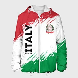 Куртка с капюшоном мужская MADE IN ITALY, цвет: 3D-белый