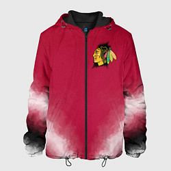 Куртка с капюшоном мужская Chicago Blackhawks, цвет: 3D-черный