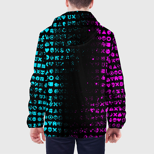 Мужская куртка ЛЮБОВЬ СМЕРТЬ И РОБОТЫ / 3D-Черный – фото 4
