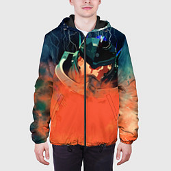 Куртка с капюшоном мужская Тихоокеанский рубеж, цвет: 3D-черный — фото 2
