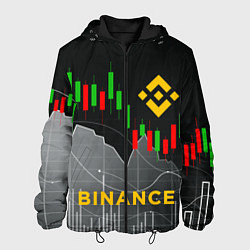 Мужская куртка BINANCE БИНАНС ГРАФИК