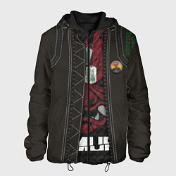 Куртка с капюшоном мужская Cyberpunk 2077: Samurai, цвет: 3D-черный