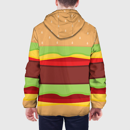 Мужская куртка Бутерброд / 3D-Белый – фото 4