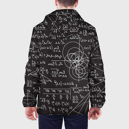 Мужская куртка Алгебра и Геометрия / 3D-Белый – фото 4